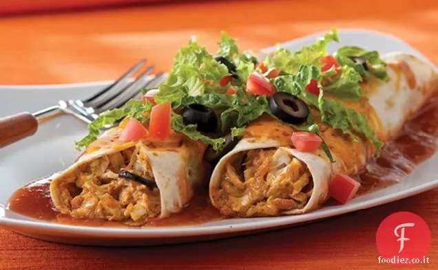 Enchiladas di ippoglosso