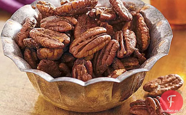 Noci Pecan arrostite dolci e speziate