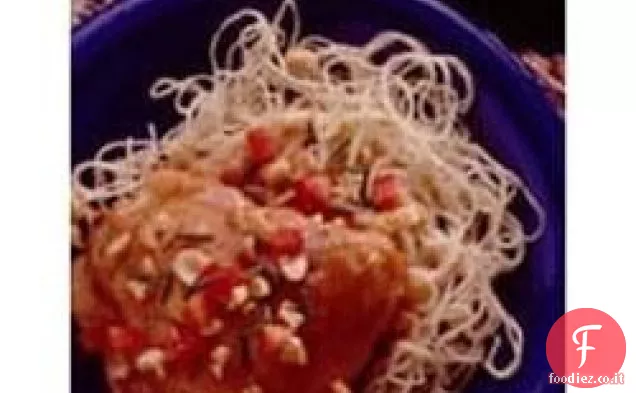 Burro di arachidi-Pollo al peperoncino