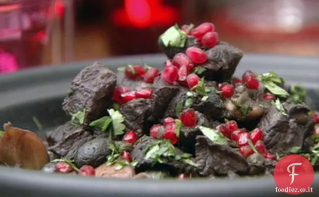 Tagine di Agnello, Oliva e Cipolla caramellata