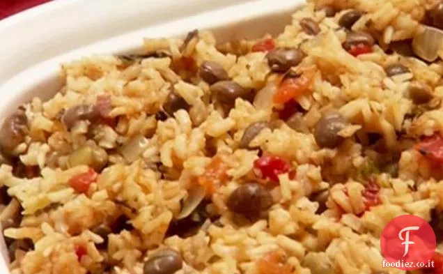 Riso al pisello di piccione: Arroz con Gandules
