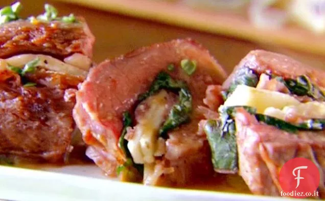 Filetto di Agnello ripieno di Prosciutto e Formaggio