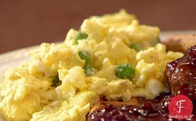 Uova Salate con Piselli e Scalogno