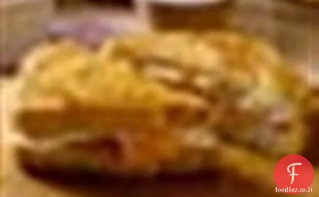 Monte Cristo con salsa di immersione di more