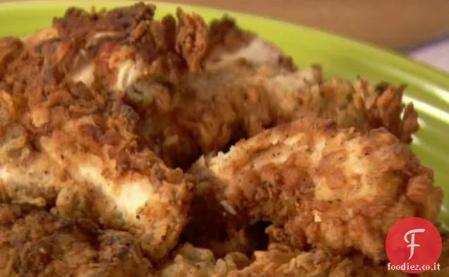 Strisce di pollo croccanti