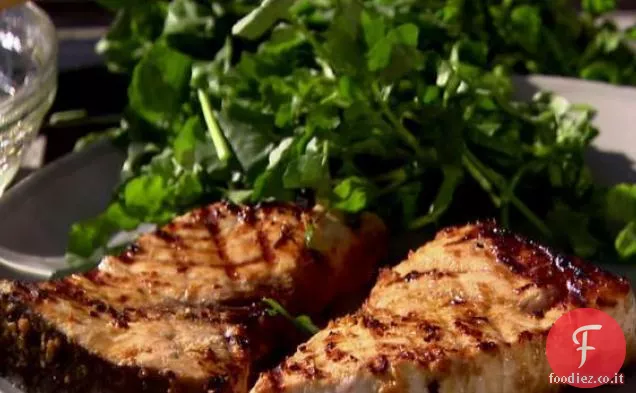 Pesce spada alla griglia indonesiano