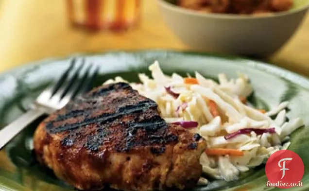 Braciole di maiale con Carolina Rub