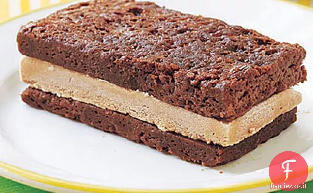 Moka Brownie Gelato Panini