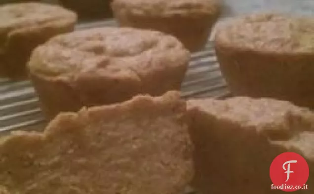 Muffin di zucca proteici