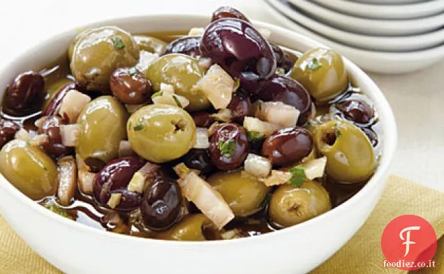 Olive di agrumi, finocchi e Rosmarino