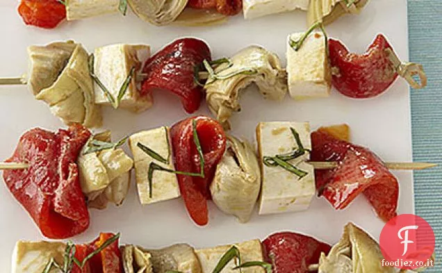 Spiedini di antipasti