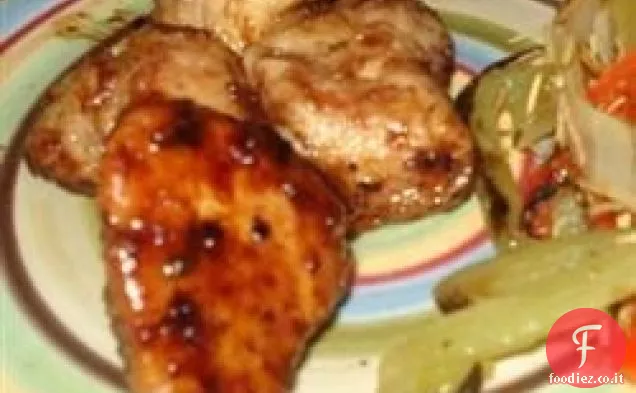 Pollo al lampone facile con riso al cocco