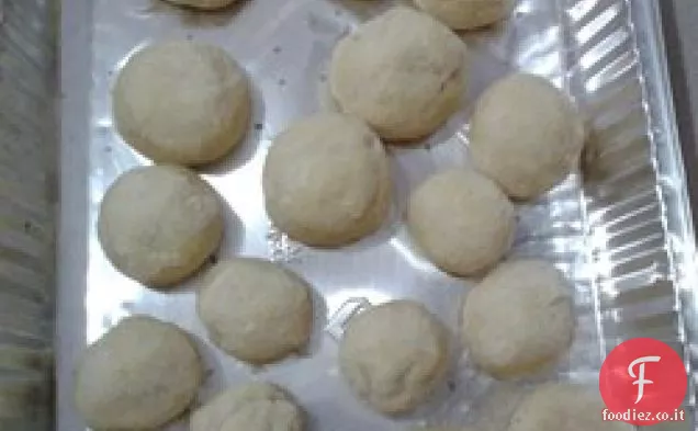 Palline di Burro all'Amaretto