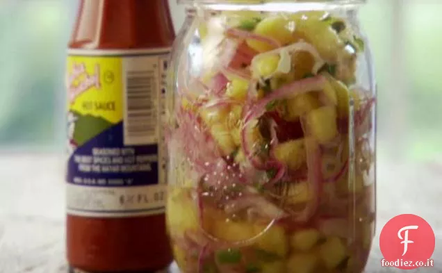 Salsa di ananas in salamoia