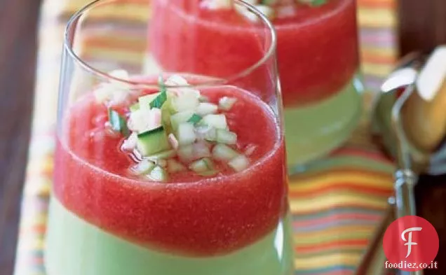 Zuppa di pomodoro a più livelli