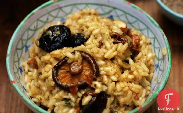Ricetta Risotto ai funghi selvatici