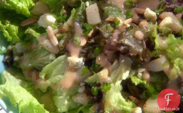 Insalata Verde con Pere Arrosto e Formaggio erborinato