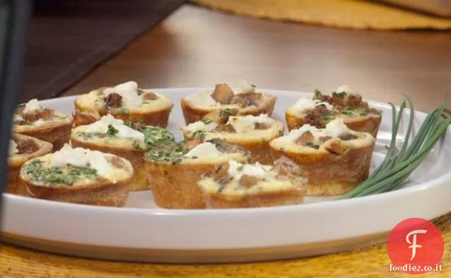 Mini Quiche con Ringraziamento