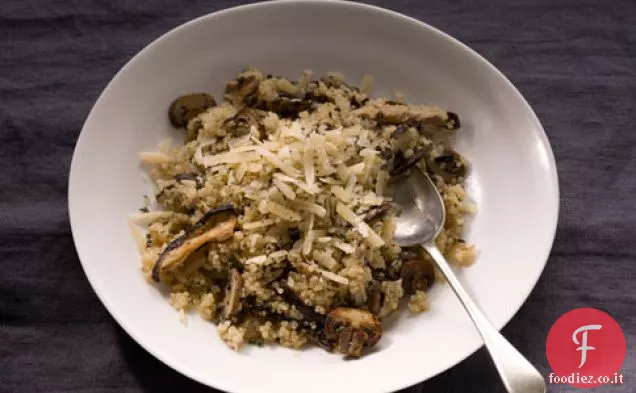 Risotto alla Quinoa con Funghi e Timo