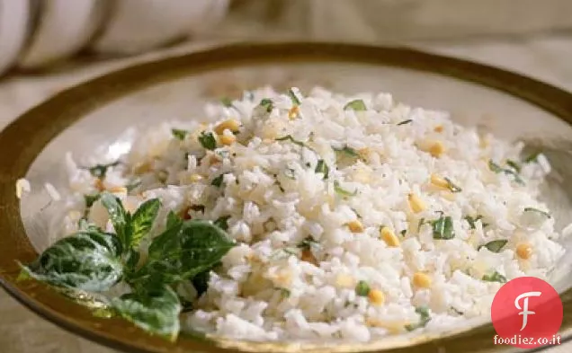 Pilaf di pinoli e riso