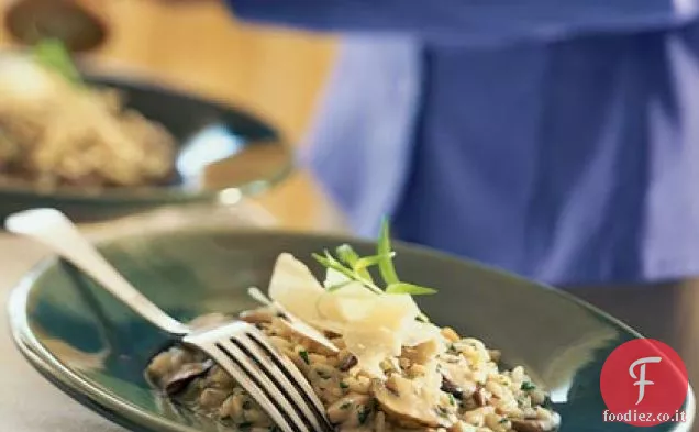 Risotto alle erbe ai funghi