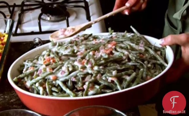 Casseruola di fagioli verdi
