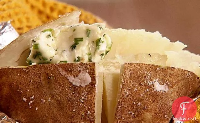Patate al forno con burro alle erbe