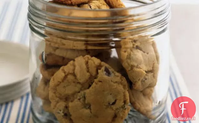 Biscotti al cioccolato di arachidi dolci e salati