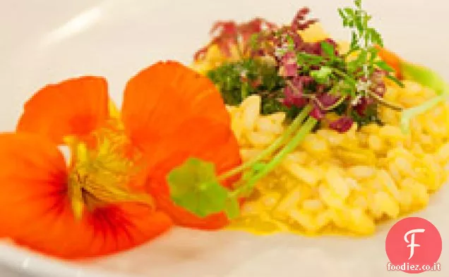 Risotto al nasturzio