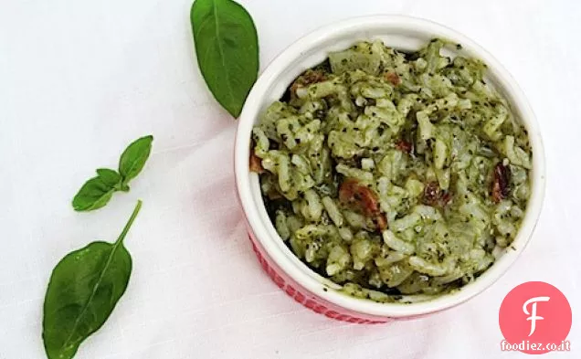 Risotto al Pesto di pancetta