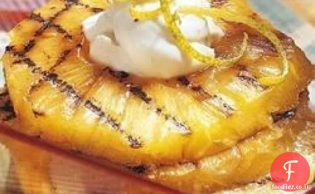 Ananas alla griglia con Crema di Mascarpone