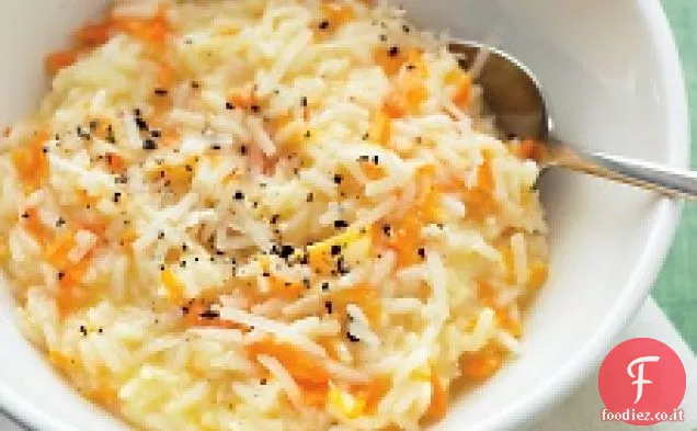 Risotto alla parmigiano-carota