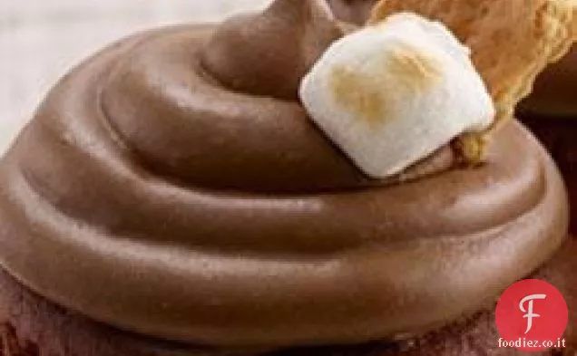 Cioccolato Marshmallow S'more Cupcakes
