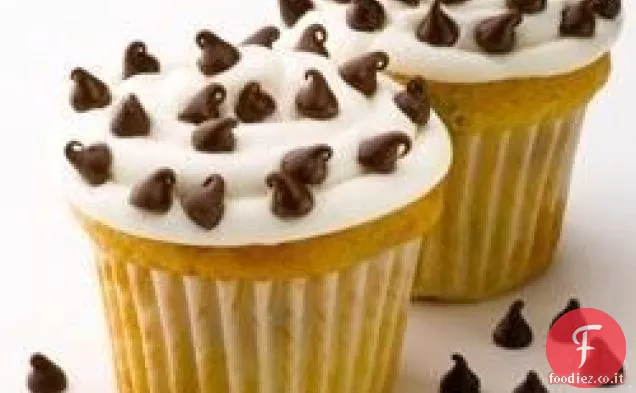 Mini chip bianco Cupcakes