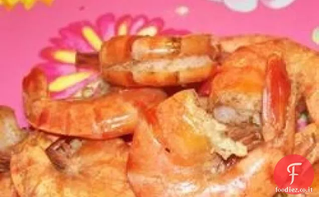 Gamberi piccanti al vapore