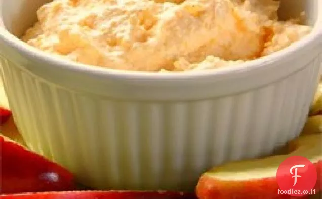 Salsa di formaggio e porto per mele
