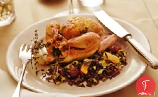 Riso selvatico con frutta secca