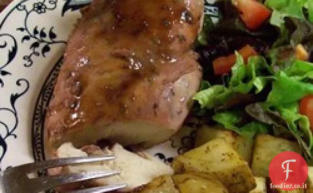 Pollo balsamico di more