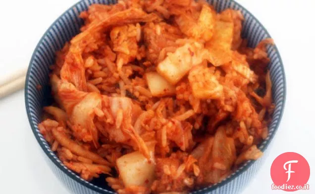 Kimchi Riso fritto con carne di maiale