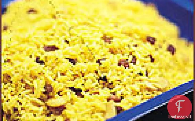 Riso giallo con uvetta
