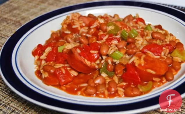 Fagioli rossi e riso