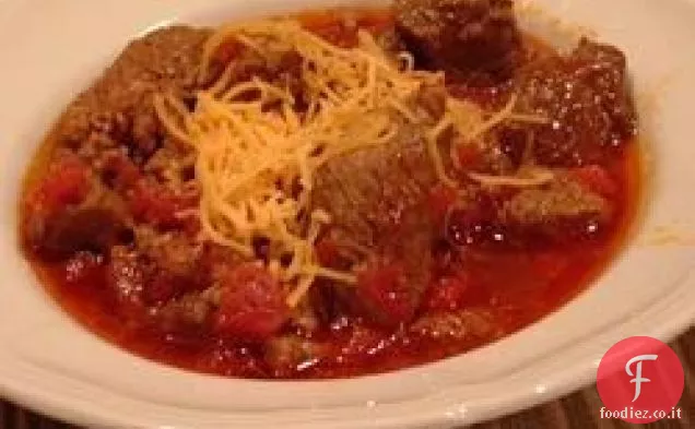 Jen's Hearty Tre chili di carne