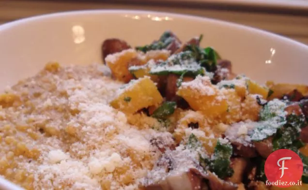 Risotto con Zucca + funghi