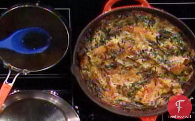 Cuocere le lasagne alla fiorentina rotte