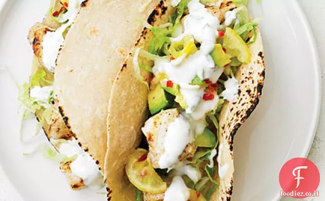 Tacos di pesce d'oro
