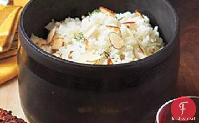 Riso Pilaf con mandorle e aneto Ricetta