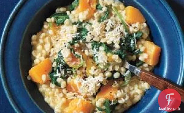 Risotto d'orzo al forno con Zucca