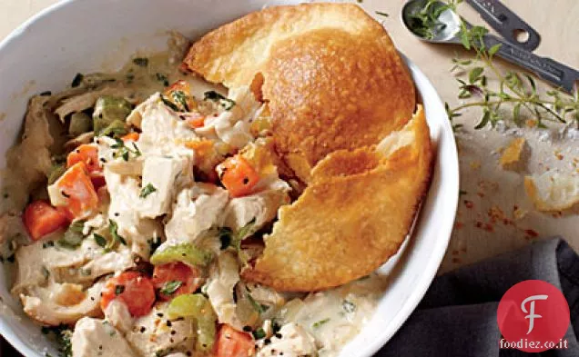 Croccanti-Crosta di pollo Potpie