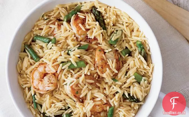 Risotto d'Orzo con Gamberi burrosi