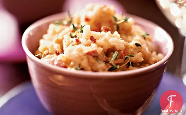 Risotto alla Cipolla caramellato con Pancetta